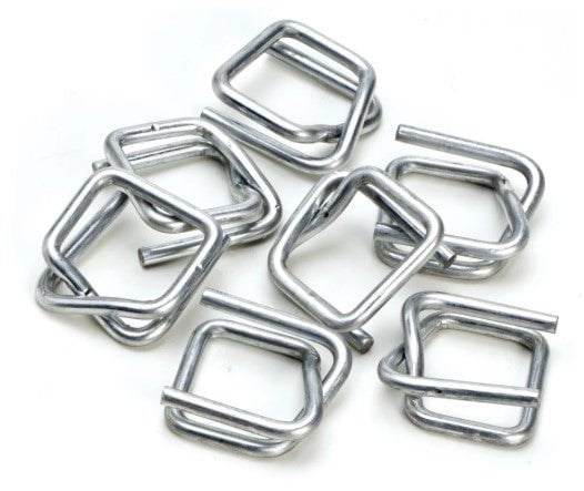 Galvanised Wire Heavy Duty Buckles For Hand Strapping Band - 19mm, 0.5 Gauge x 1000's pack MPH11620