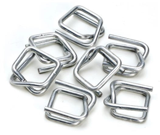 Galvanised Wire Heavy Duty Buckles For Hand Strapping Band - 19mm, 0.5 Gauge x 1000's pack MPH11620