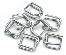 Galvanised Wire Light Duty Buckles For Hand Strapping Band - 19mm, 2.5 Gauge x 1000's pack MPH11610