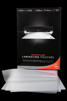 GBC A3 Laminating Pouch, Gloss, 125 Micron, Pack of 100's AOBL125MA3