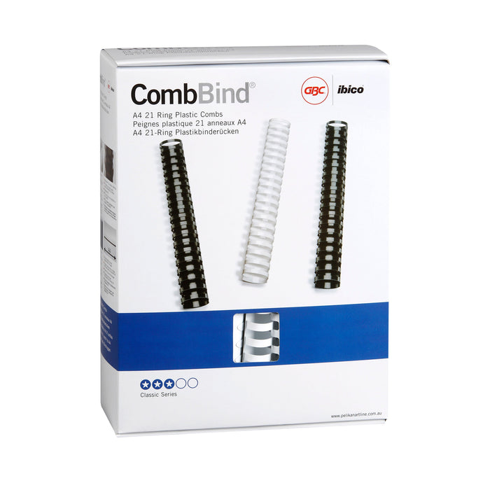 Gbc Binding Comb 32Mm White Pk50 AOBEP32W50