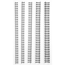 GBC Binding Wire, Black, 34 Loop, 6mm, Pack of 100 AOBE34W6BK100