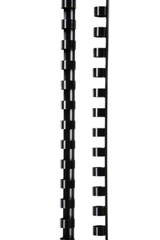 GBC Plastic Binding Comb 10mm, Black, 21 Loop, Pack of 25 AOBEP10BK25