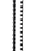GBC Plastic Binding Comb 10mm, Black, 21 Loop, Pack of 25 AOBEP10BK25