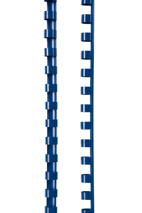 GBC Plastic Binding Comb 10mm, Blue, 21 Loop, Pack of 100 AOBEP10BL100