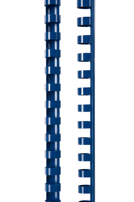 GBC Plastic Binding Comb 12mm, Blue, 21 Loop, Pack of 100 AOBEP12BL100