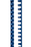 GBC Plastic Binding Comb 12mm, Blue, 21 Loop, Pack of 100 AOBEP12BL100
