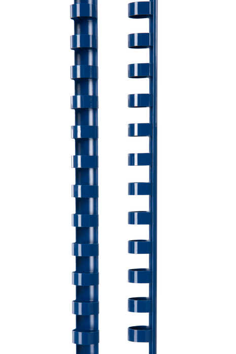 GBC Plastic Binding Comb 12mm, Blue, 21 Loop, Pack of 25 AOBEP12BL25