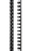 GBC Plastic Binding Comb 16mm, Black, 21 Loop, Pack of 100 AOBEP16BK100