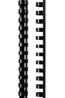 GBC Plastic Binding Comb 16mm, Black, 21 Loop, Pack of 25 AOBEP16BK25
