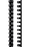 GBC Plastic Binding Comb 16mm, Black, 21 Loop, Pack of 25 AOBEP16BK25