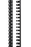 GBC Plastic Binding Comb 19mm, Black, 21 Loop, Pack of 100 AOBEP19BK100
