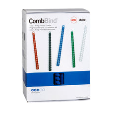 GBC Plastic Binding Comb 19mm, Blue, 21 Loop, Pack of 100 AOBEP19BL100