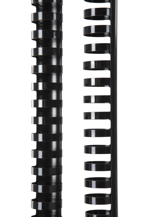 GBC Plastic Binding Comb 25mm, Black, 21 Loop, Pack of 20 AOBEP25BK20
