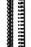 GBC Plastic Binding Comb 25mm, Black, 21 Loop, Pack of 20 AOBEP25BK20
