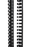 GBC Plastic Binding Comb 25mm, Black, Pack of 50 AOBEP25BK50