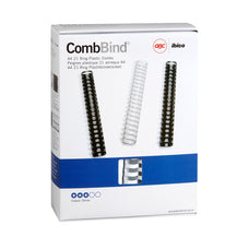 GBC Plastic Binding Comb 32mm, White, 21 Loop, Pack of 50 AOBEP32W50