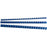 GBC Plastic Binding Comb 6mm, Blue, 21 Loop, Pack of 100 AOBEP6BL100