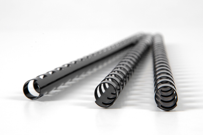 GBC Plastic Binding Comb 8mm, Black, 21 Loop, Pack of 100 AOBEP8BK100