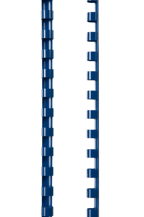 GBC Plastic Binding Comb 8mm, Blue, 21 Loop, Pack of 100 AOBEP8BL100