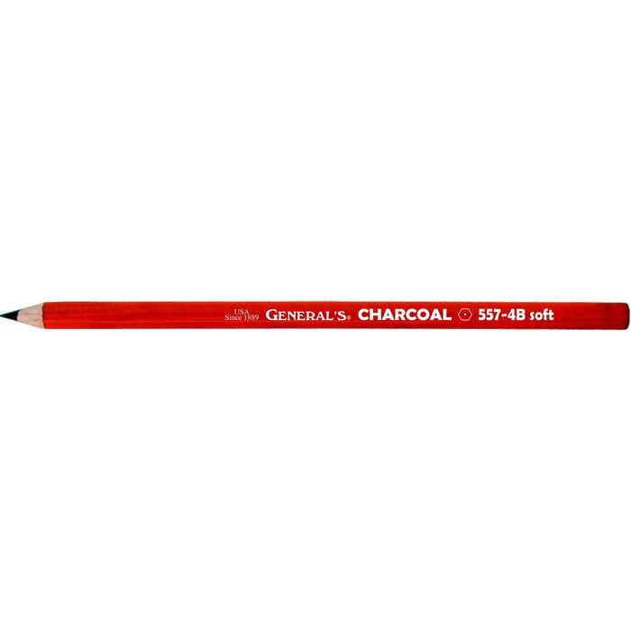 Generals Charcoal Artist Quality 4B Pencils 2's Pack (557) CXGEN5574B