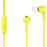 Genius HS-M300 Yellow In-Ear Headphones with Inline Mic DVHC722