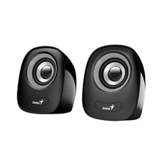 Genius SP-Q160 Black USB Powered Mini Speakers - Black/Grey DVMM1131
