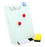 Glass Desktop Magnetic Whiteboard 250 x 290mm with Stand BVGBDESK
