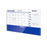 Glassboard Monthly Planner Board 900 x 1200mm NBWBGLASS90120MTH