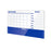Glassboard Monthly Planner Board 900 x 1200mm NBWBGLASS90120MTHPLAN