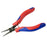 Goldtool 130mm Straight Nose Internal Polished CRV Precision Plier. Double Leaf Springs. Rubber Easy  Grip Handles for Greater Comfort. Red/Blue Colour Handles. CDGPL-268