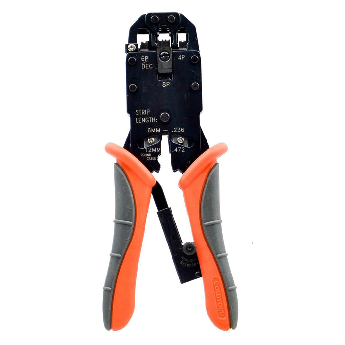 GOLDTOOL 3 Way Modular Crimping Tool for 8P, 6P, 4P Tool. CDTTK-088