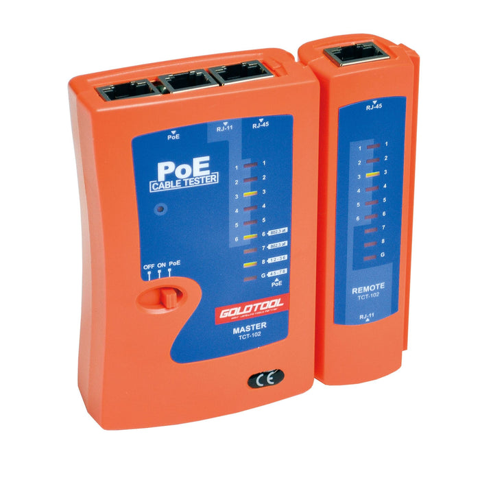 GOLDTOOL Combo POE & Cable Tester. CDTCT-102