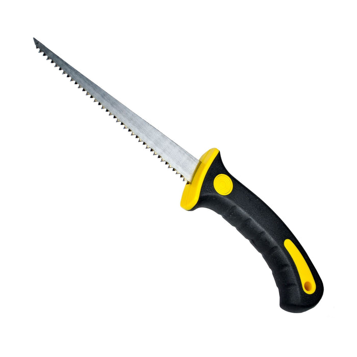 GOLDTOOL Plasterboard Saw with Ergonomic Handle for Safety, Durability & Comfort. Sharpened Tip for Easy Punching Through Plaster. CDGKN-416