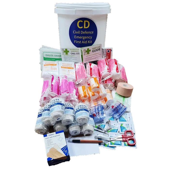 Good-2-Go Civil Defence Survival Kit in Wheelie Bin For Up To 55 People (Picture for reference only, check contents list) DTCK102-240L