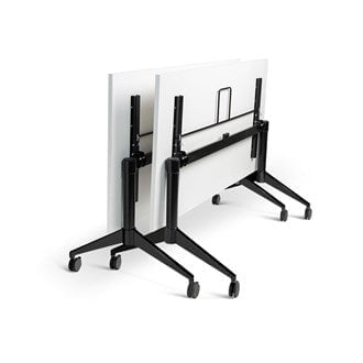 Gravitate 1600mm x 800mm Flip Table - White Top MG_GRVFLPB168_W