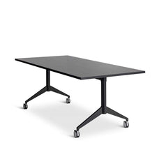 Gravitate 1800mm x 900mm Flip Table - Black Woodgrain MG_GRVFLPB189_BW