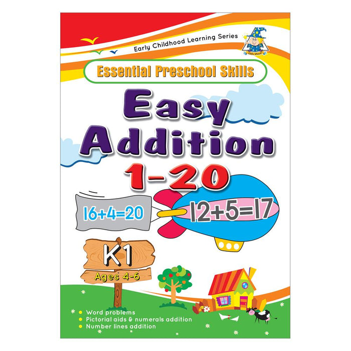 Greenhill Activity Book 4-6 Yr Easy Addition CX227771