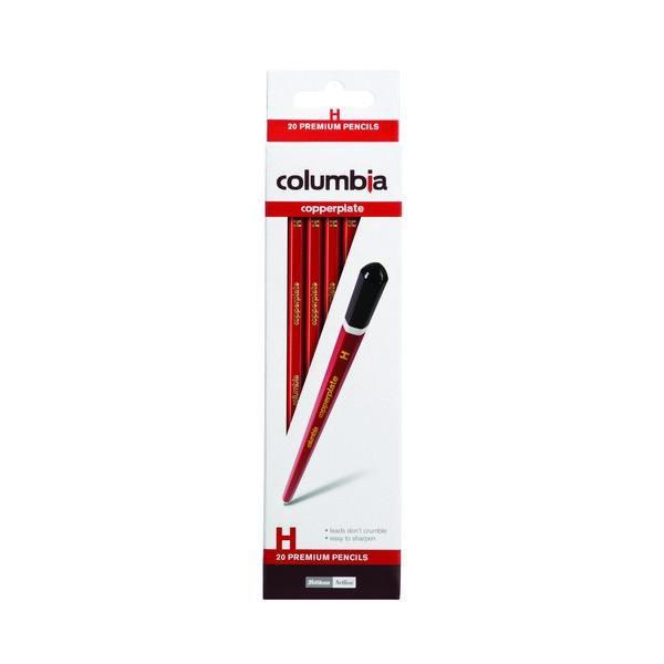 H Pencil Columbia Copperplate - Hexagonal 20's Pack AO61700H