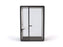 Haven Focus Pod Booth, Clear Glass, Black Exterior KG_HFOCUSBBCLGRW