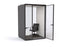 Haven Focus Pod Booth, Clear Glass, Black Exterior KG_HFOCUSBBCLGRW