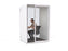 Haven Focus Pod Booth, Clear Glass, White Exterior KG_HFOCUSWWCLGRW