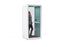 Haven Solo+ Pod Booth, Clear Glass, White Exterior KG_HSOLOPWWCLBLW