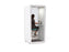 Haven Solo Pod Booth, Clear Glass, White Exterior KG_HSOLOWWCLGRW