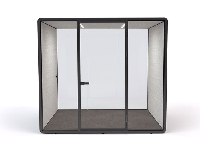Haven Studio Pod Booth, Clear Glass, Black Exterior KG_HSTUDIOBBCLGR