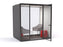 Haven Team Pod Booth, Clear Glass, Black Exterior KG_HTEAMBBCLGR