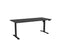 Knight's Haven Boost 1800mm x 800mm Electric Height Adjustable Single Sided Desk, Black Powdercoat Frame, Black Top