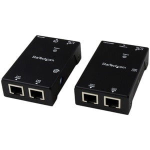 HDMI Over CAT5/CAT6 Extender with Power Over Cable (POC) - 165 ft (50m) HDMI Video/Audio Over Dual Ethernet Cable Extender - HDMI over Network Cable Extender - 1080p/1920x1080 IM2485497