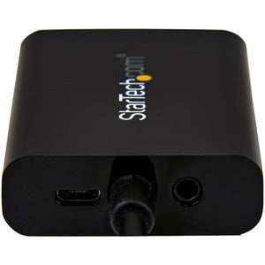 HDMI to VGA Video Adapter Converter with Audio for Desktop PC / Laptop / Ultrabook - HDMI Male to VGA Female Converter - PC Resolutions up to 1920x1200 HDTV up to 1080p IM2465204
