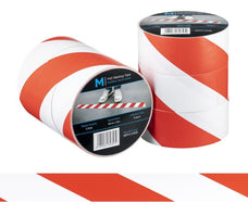 Heavy Duty PVC Floor Marking Tape 48mm x 33mt x 150mu x 36 Rolls (Red/White) MPH13409